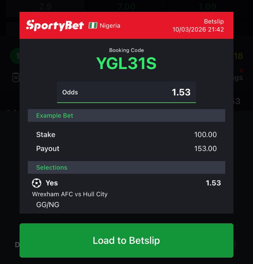 Sportybet Free Booking Code